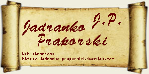 Jadranko Praporski vizit kartica